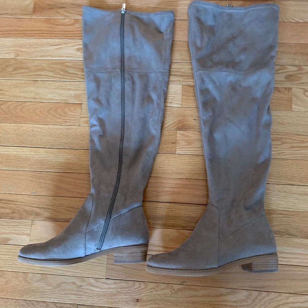 Thigh High Grey Eloquii Boots